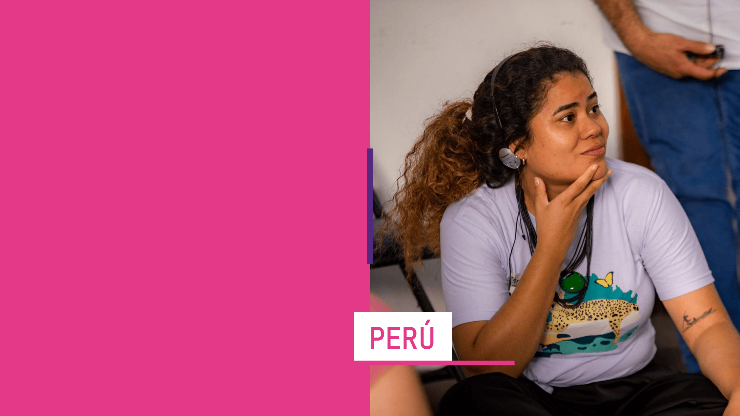 Una activista en peru
