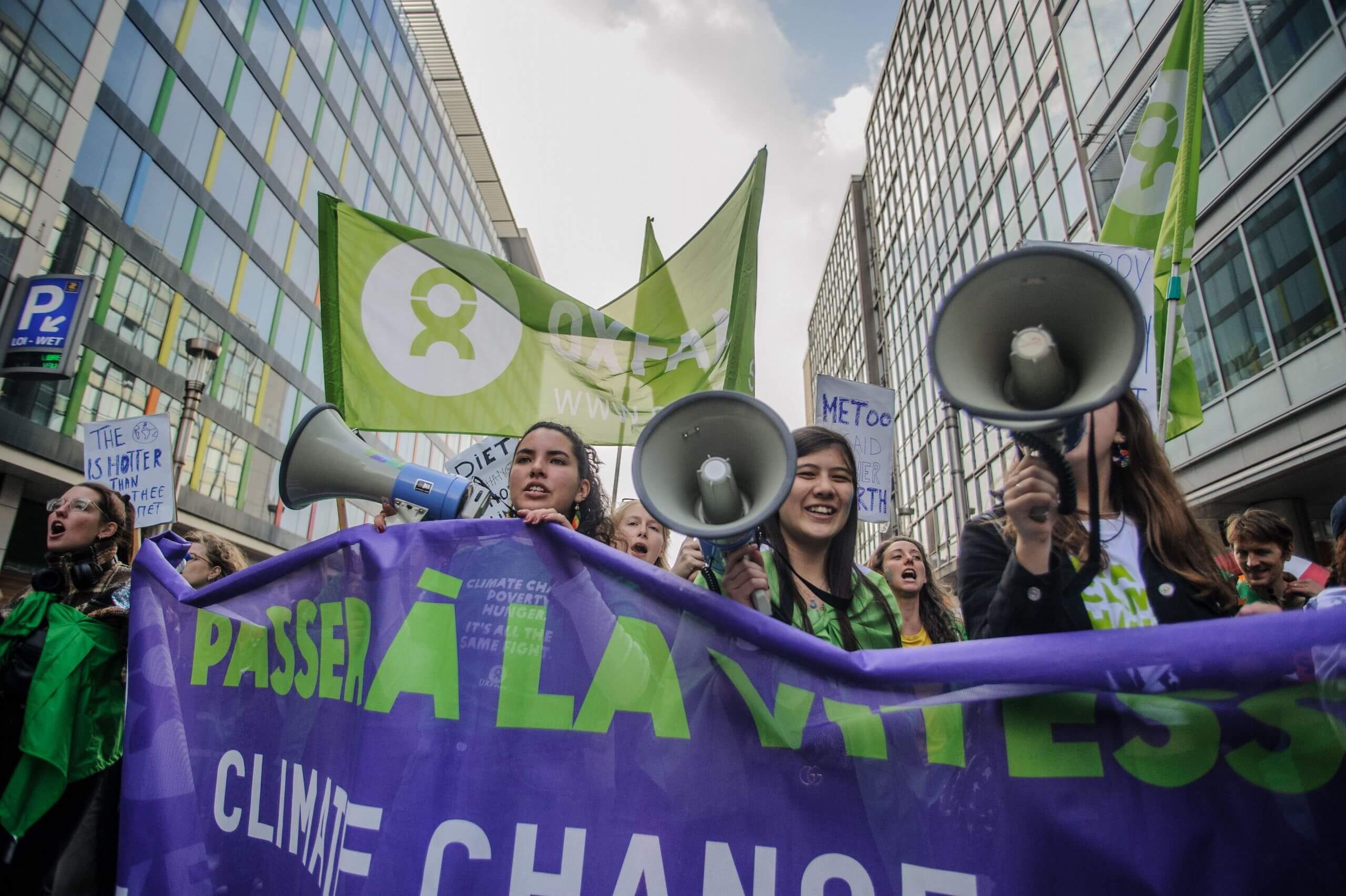 Marcha por el clima, en Bruselas.