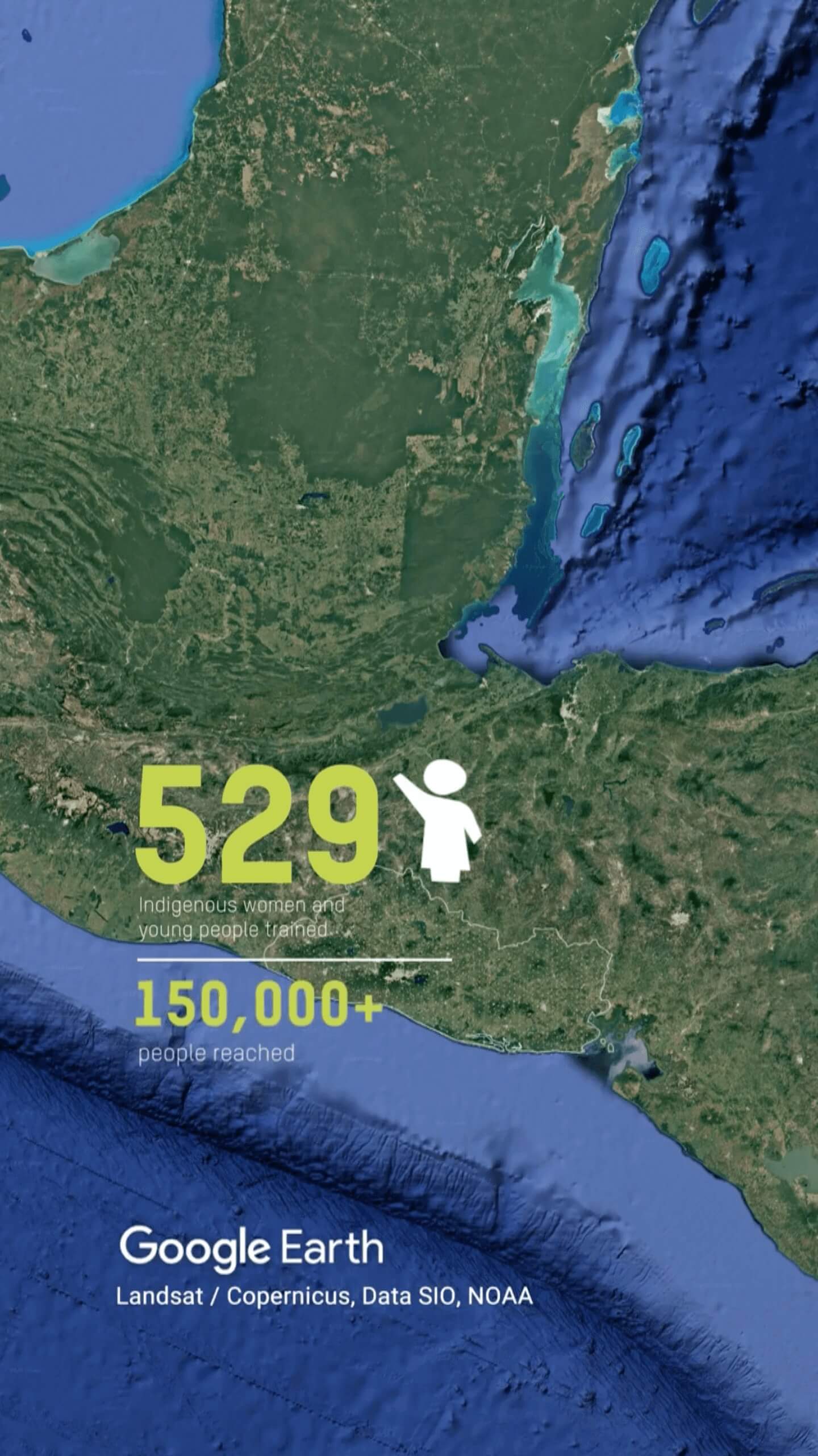 Map of El Salvador: 529 indigenous women and young people trained